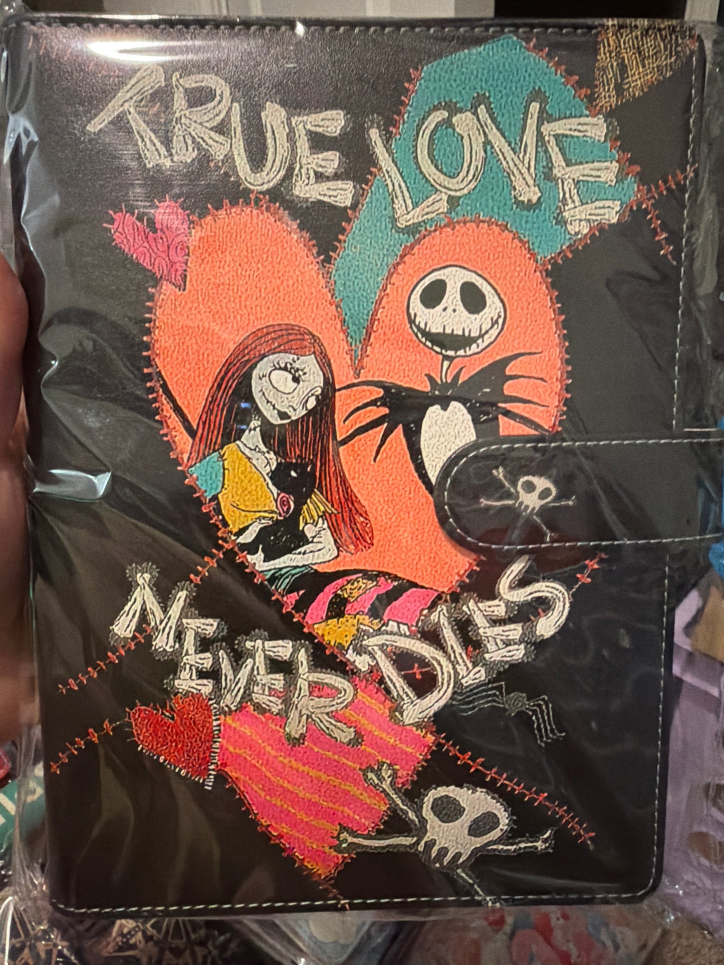 Jack and sally A5 binder