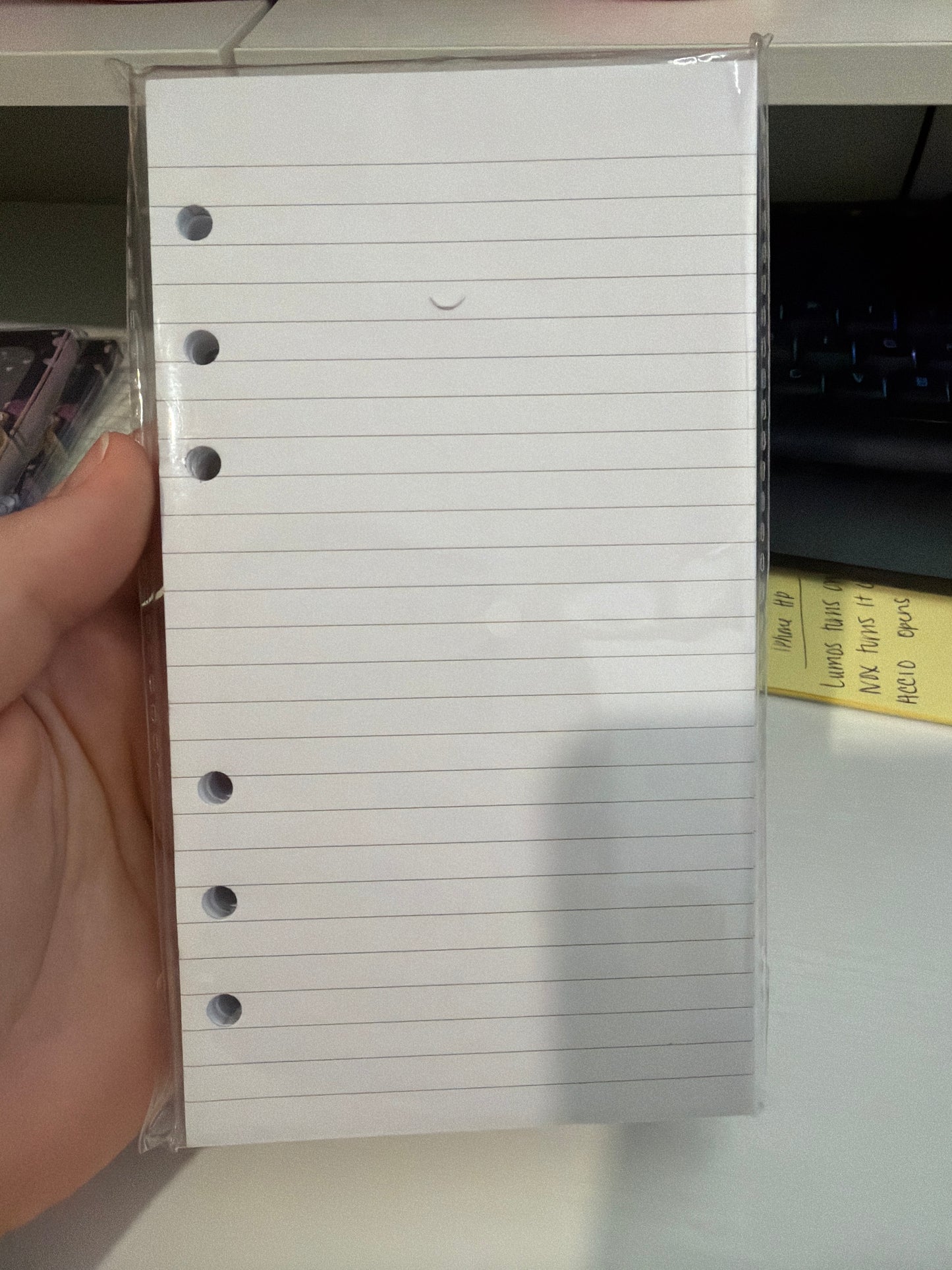 A6 plain binder paper
