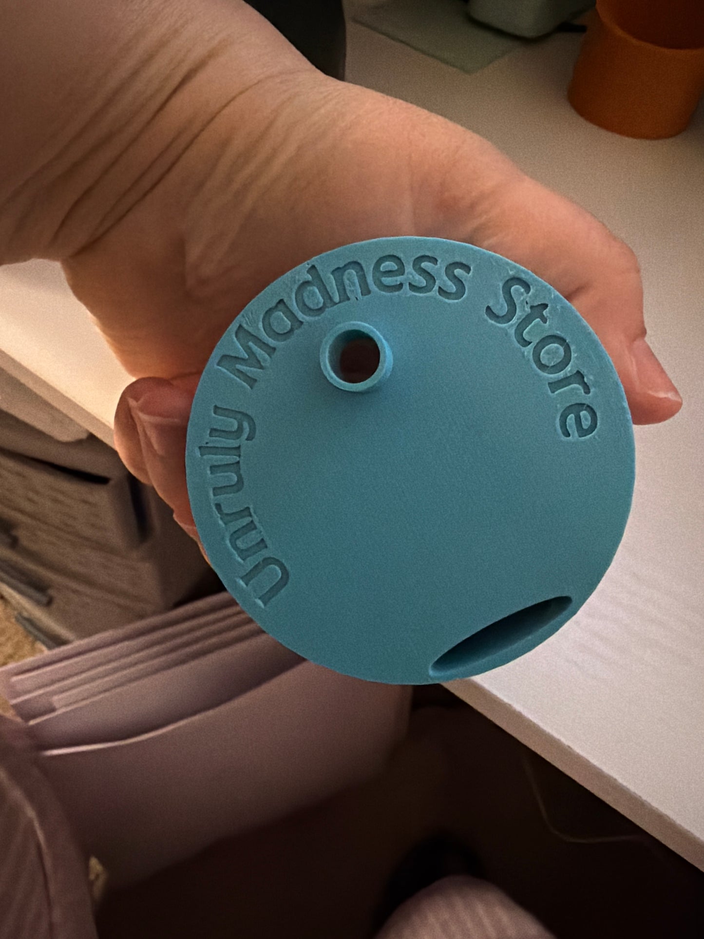 Glitter funnel with slit for pokey tool