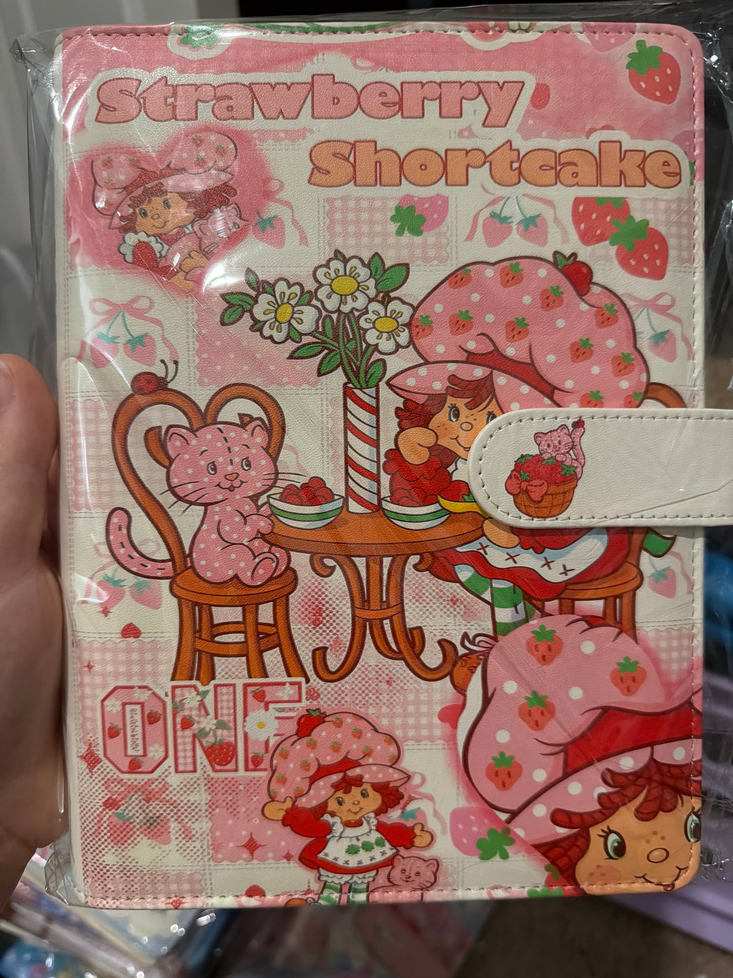 Strawberry A5 binder