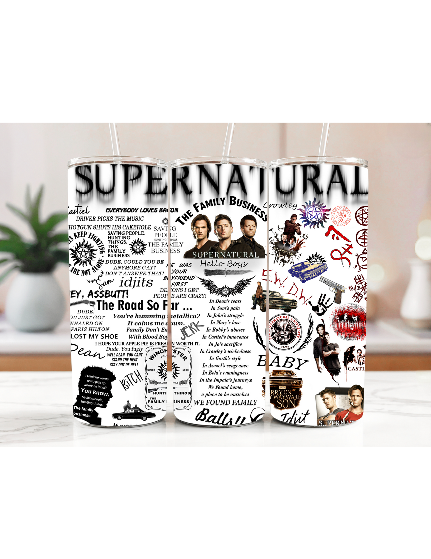 supernatural tumbler