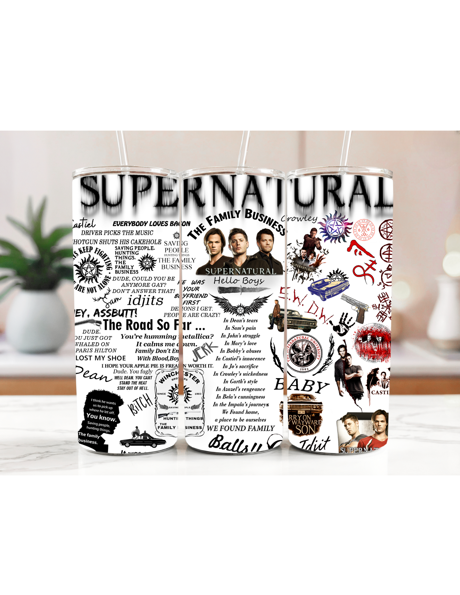 supernatural tumbler