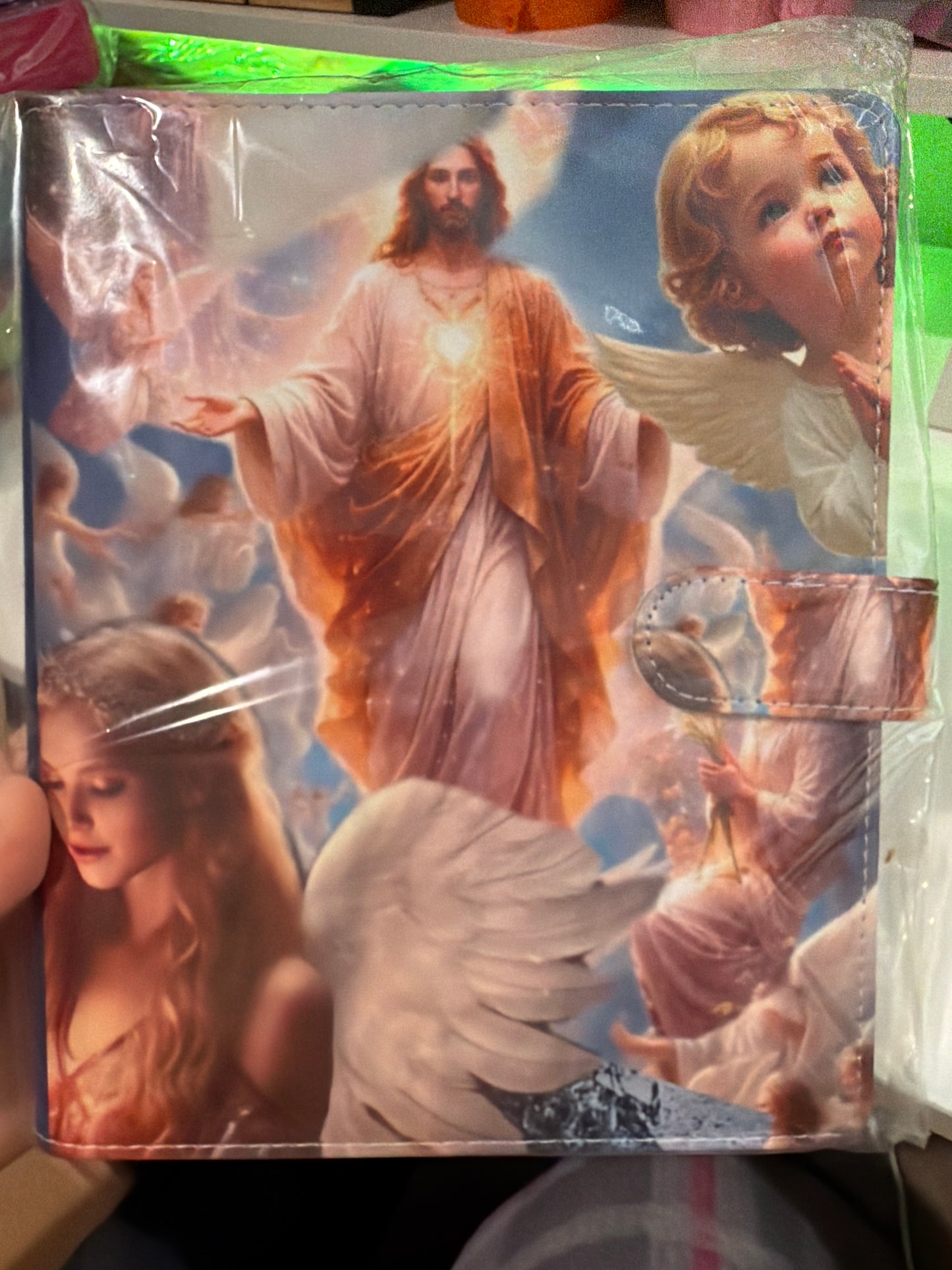 Jesus and angels A5 Binder