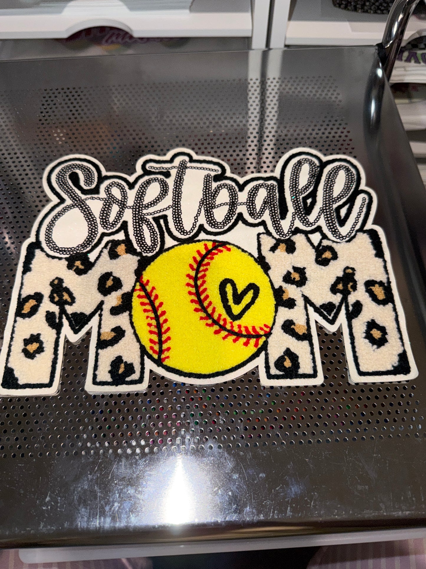 Softball mom patch