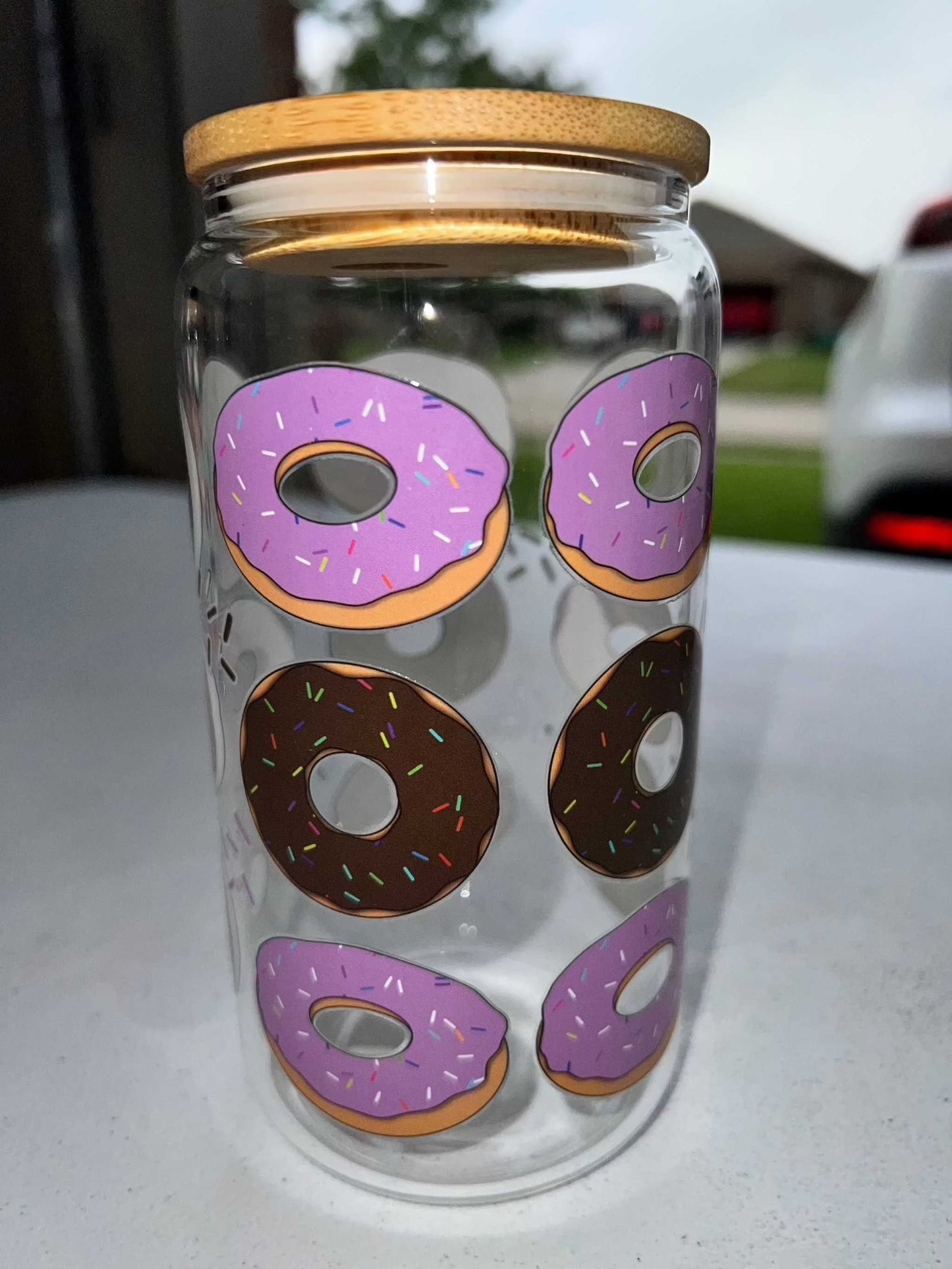 16oz Clear Glass Cups