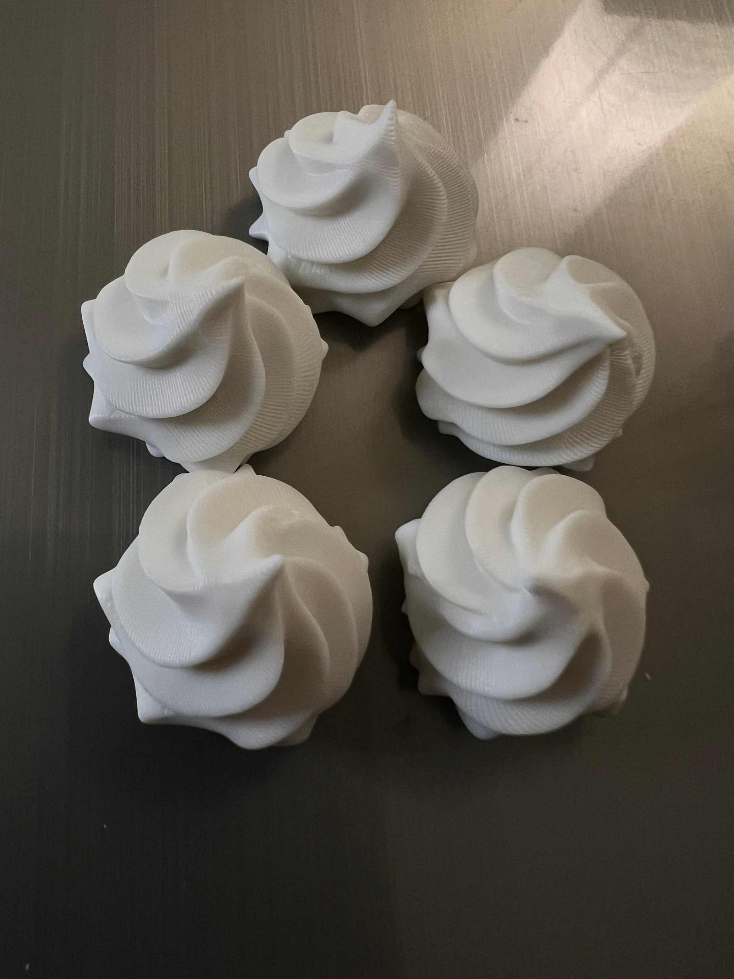 Whipped cream lid toppers