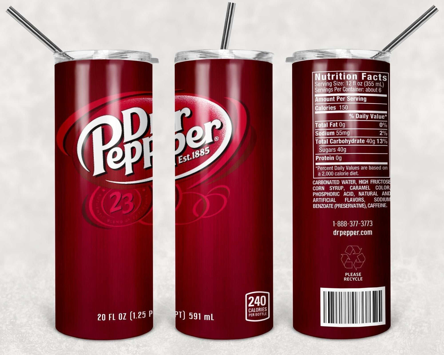 soda energy drink tumblers