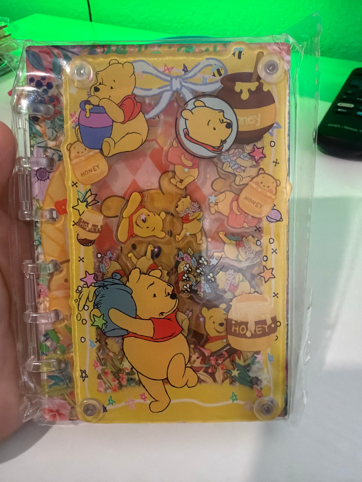 A6 Pooh shaker notebook