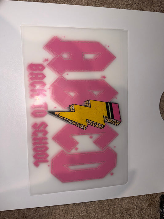 ABCD Back to school (pink)