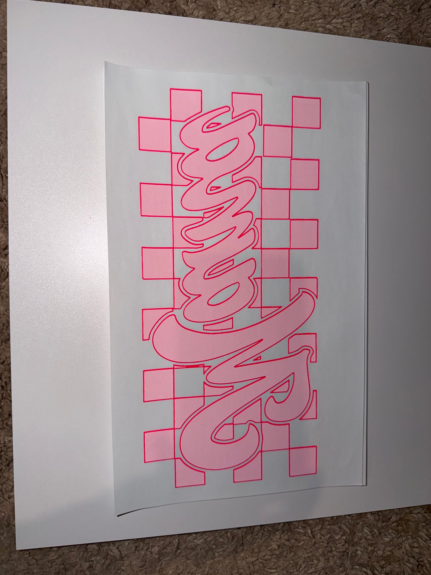 Neon pink mama