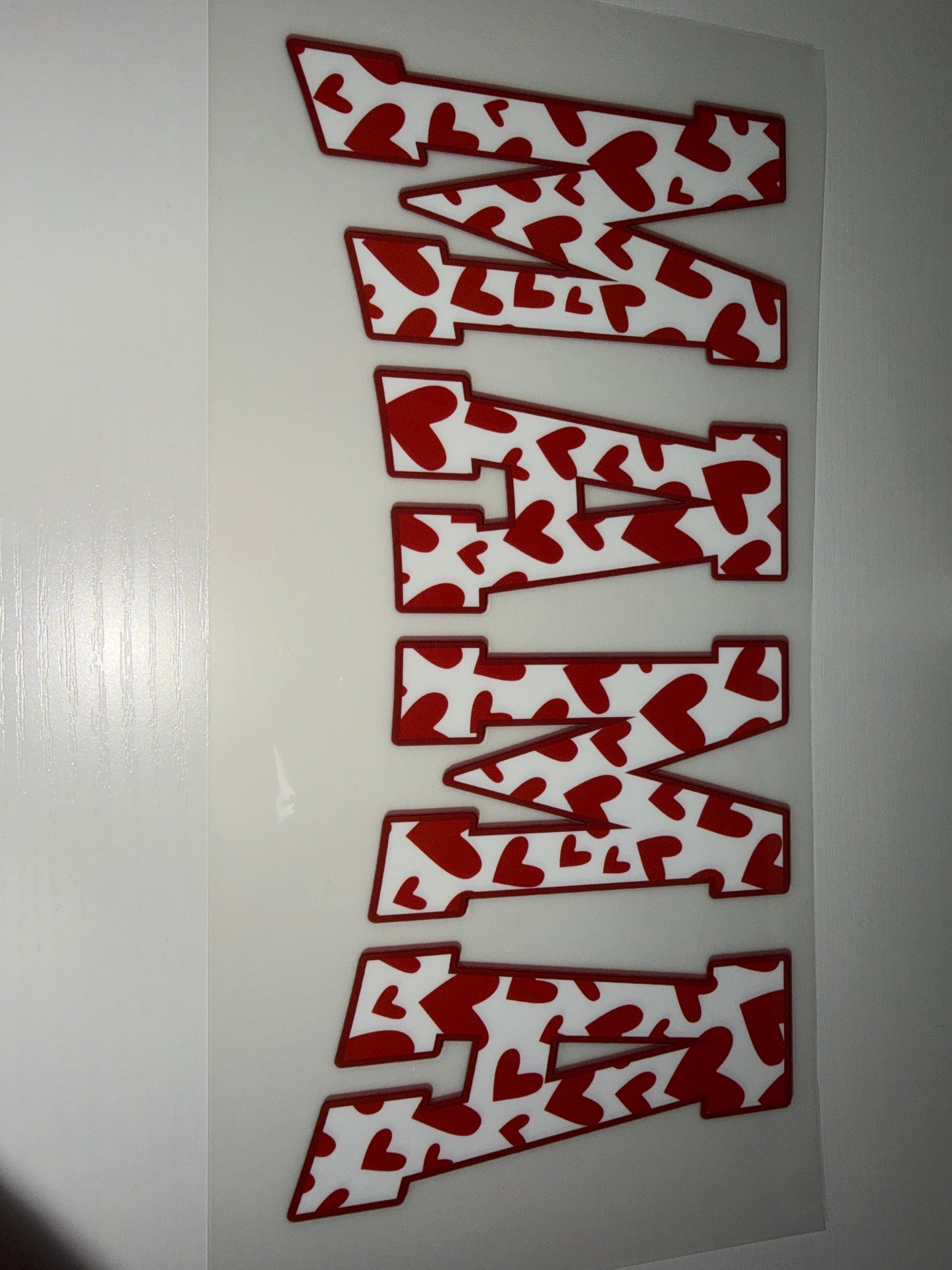 Red hearts mama