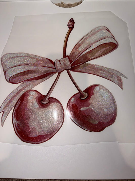 Cherry croquette bow