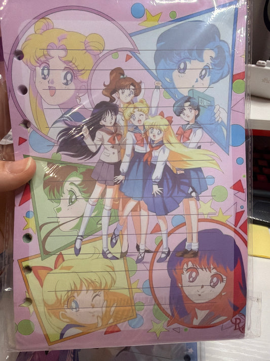 A5 sailormoon binder paper 4