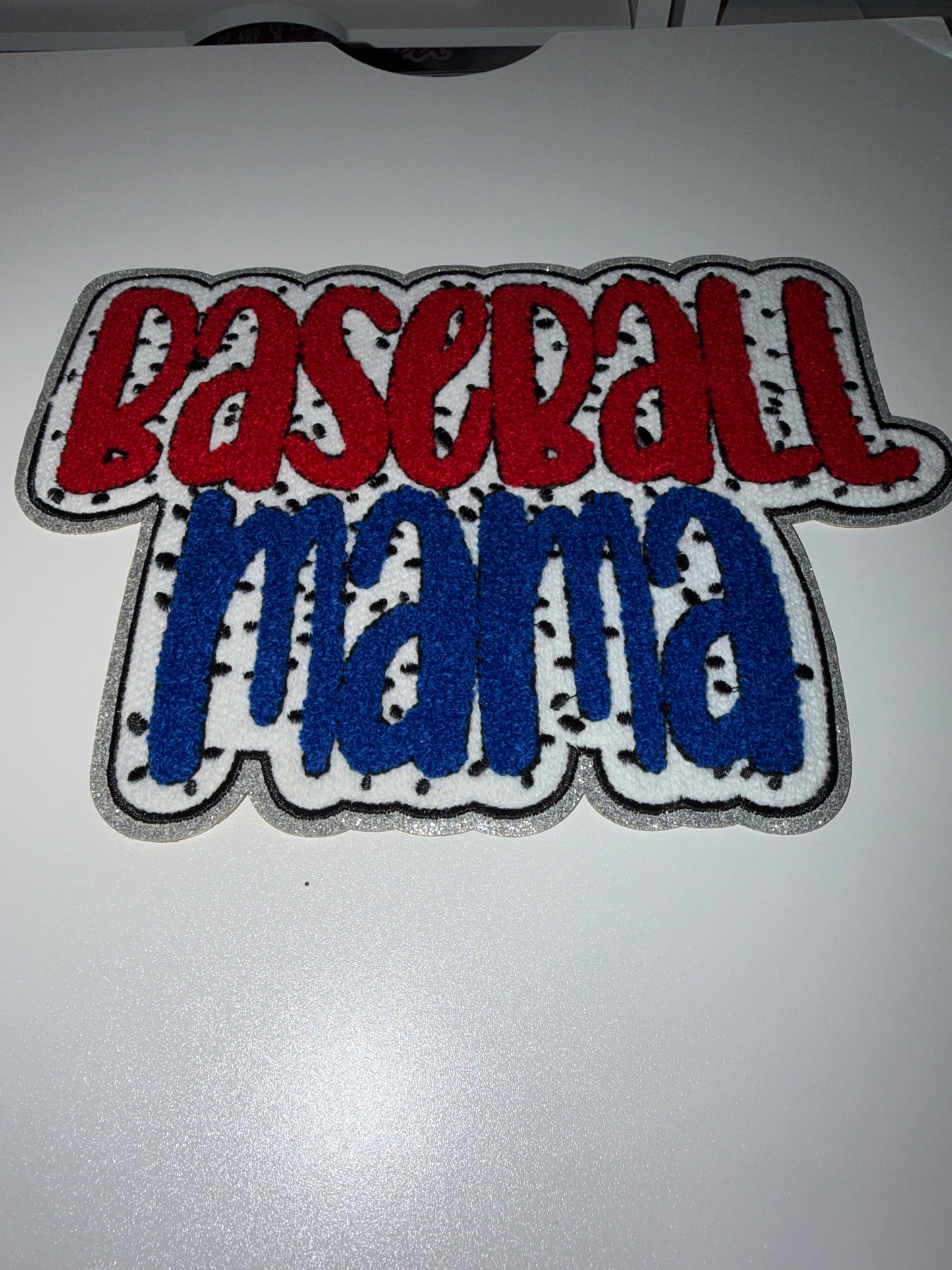 Baseball mama patch