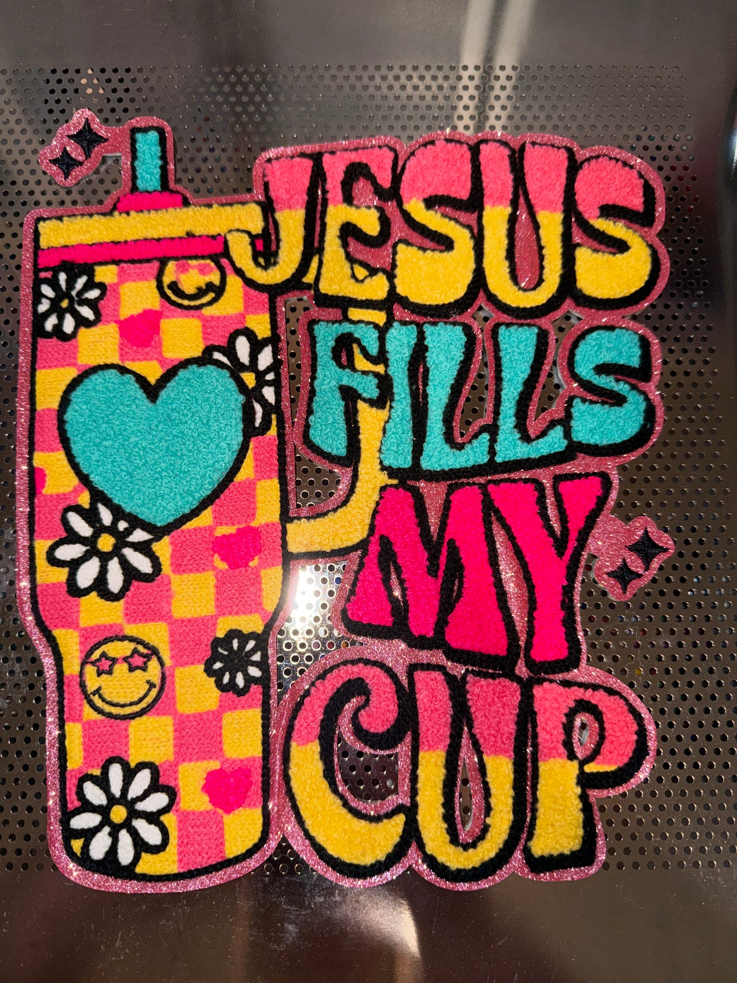 Jesus fills my cup patch