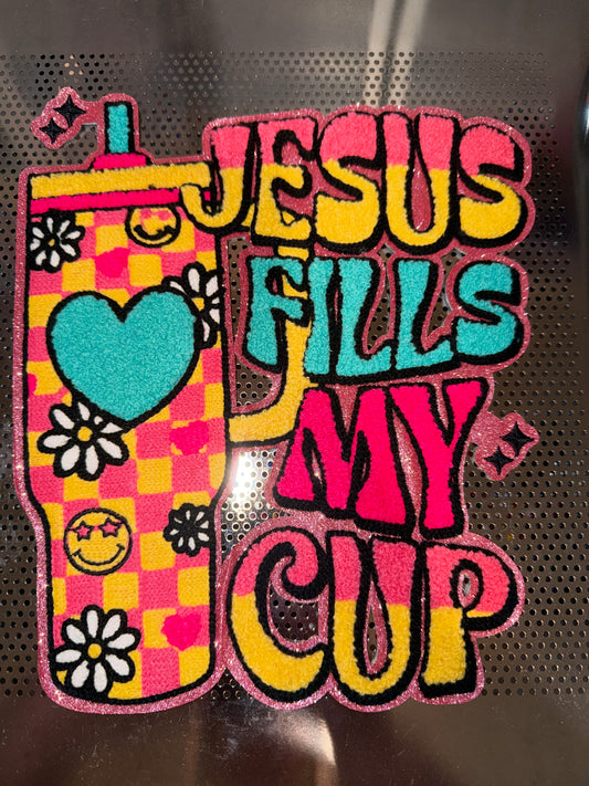 Jesus fills my cup patch