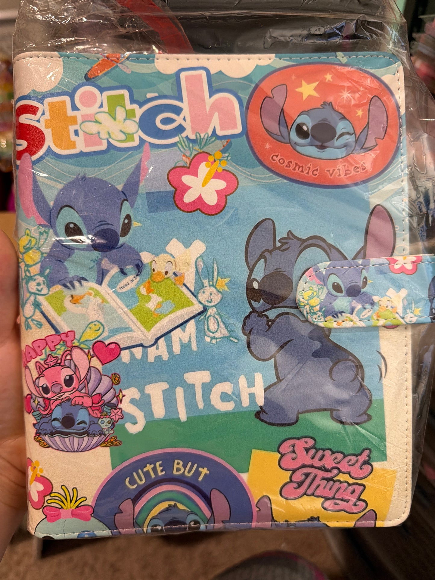 Blue alien A5 binder #2