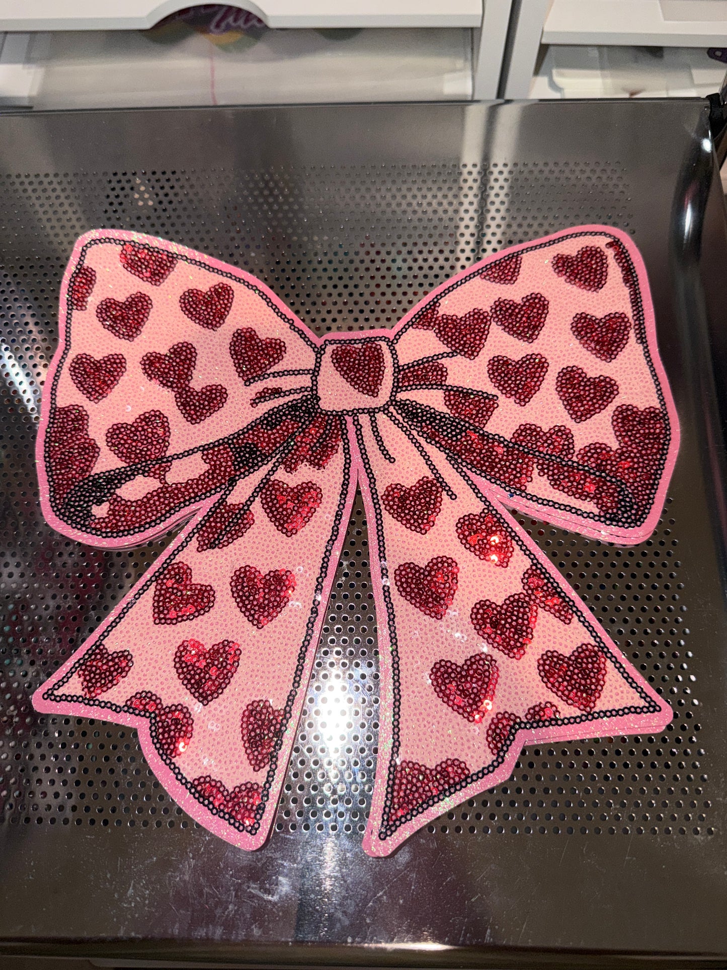 Heart bow patch #2
