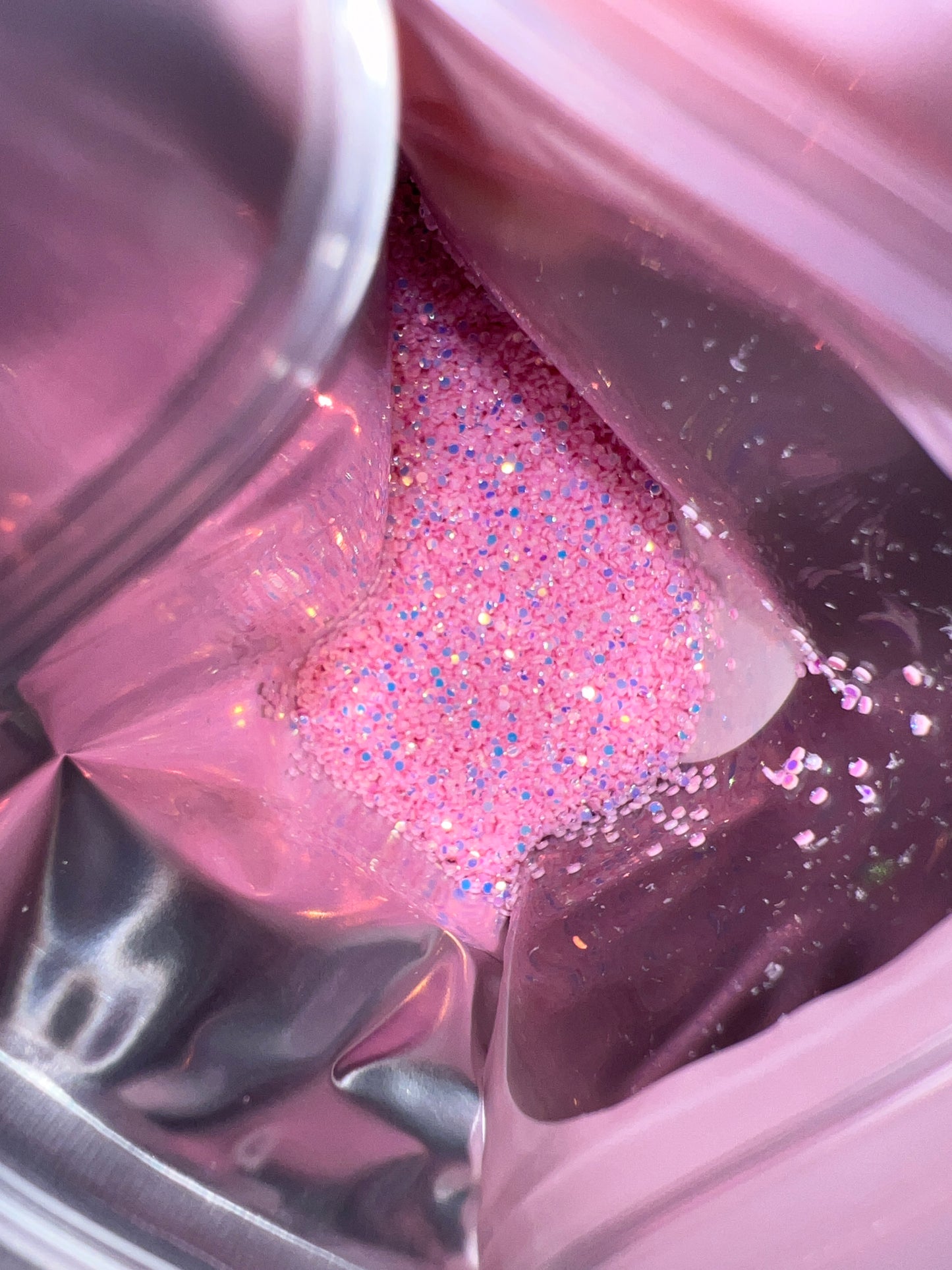 Light Pink SM circle Glitter