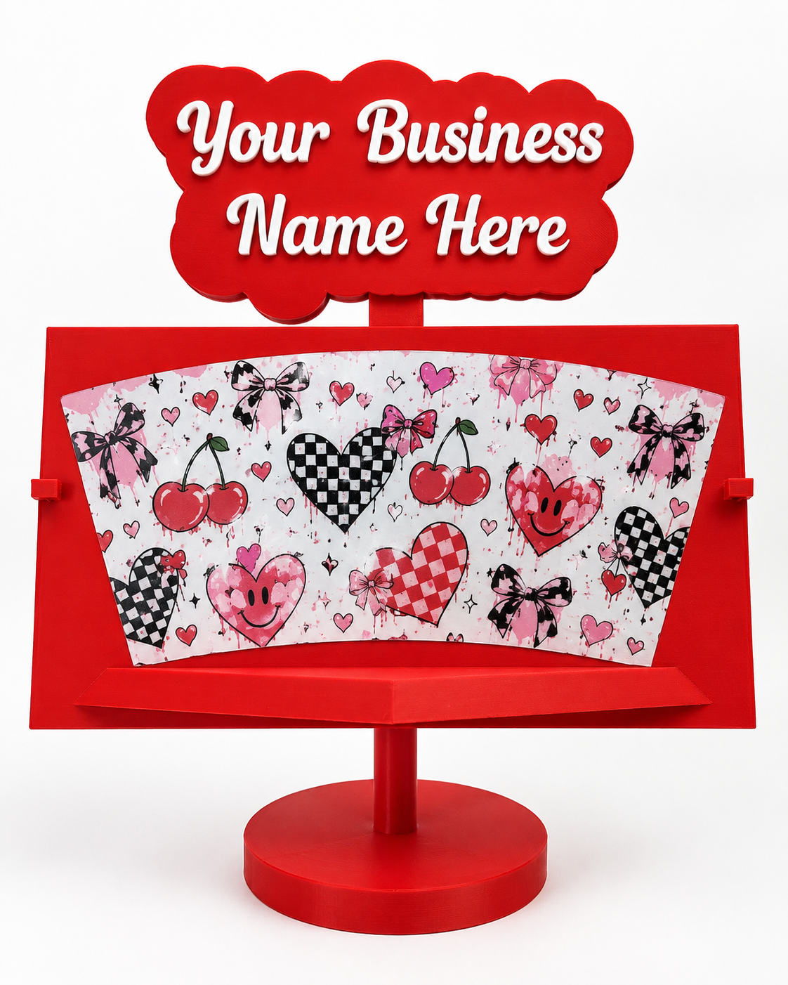 Cup Wrap stand with hooks & pokey tool
