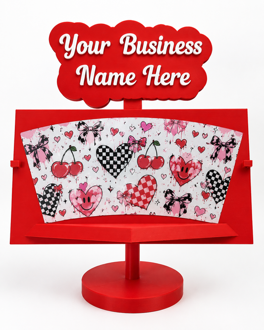 Cup Wrap stand with hooks & pokey tool
