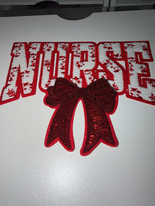 Red nurse patch