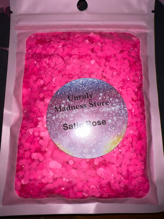 Satin Rose Glitter
