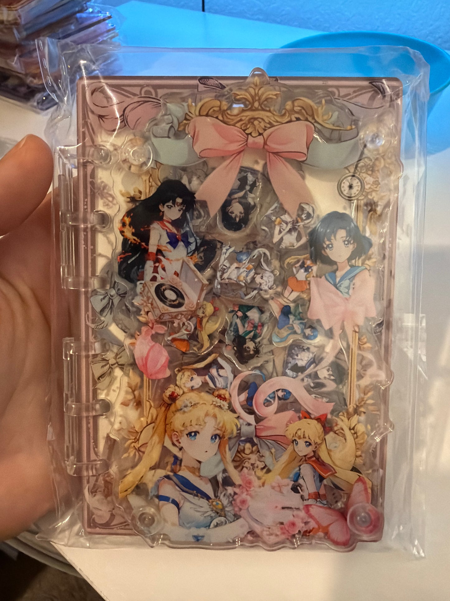 A6 sailormoon guardians shaker notebook (Copy)