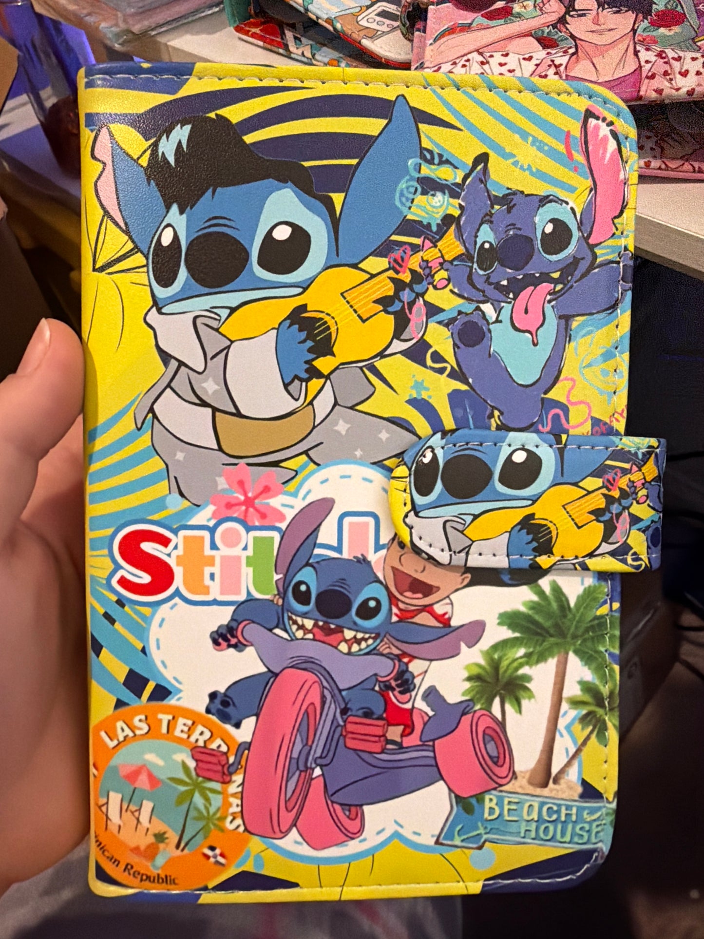 A6 blue alien binder