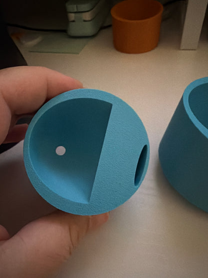 Glitter funnel with slit for pokey tool