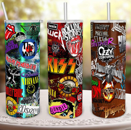 20oz Metal Band Tumblers