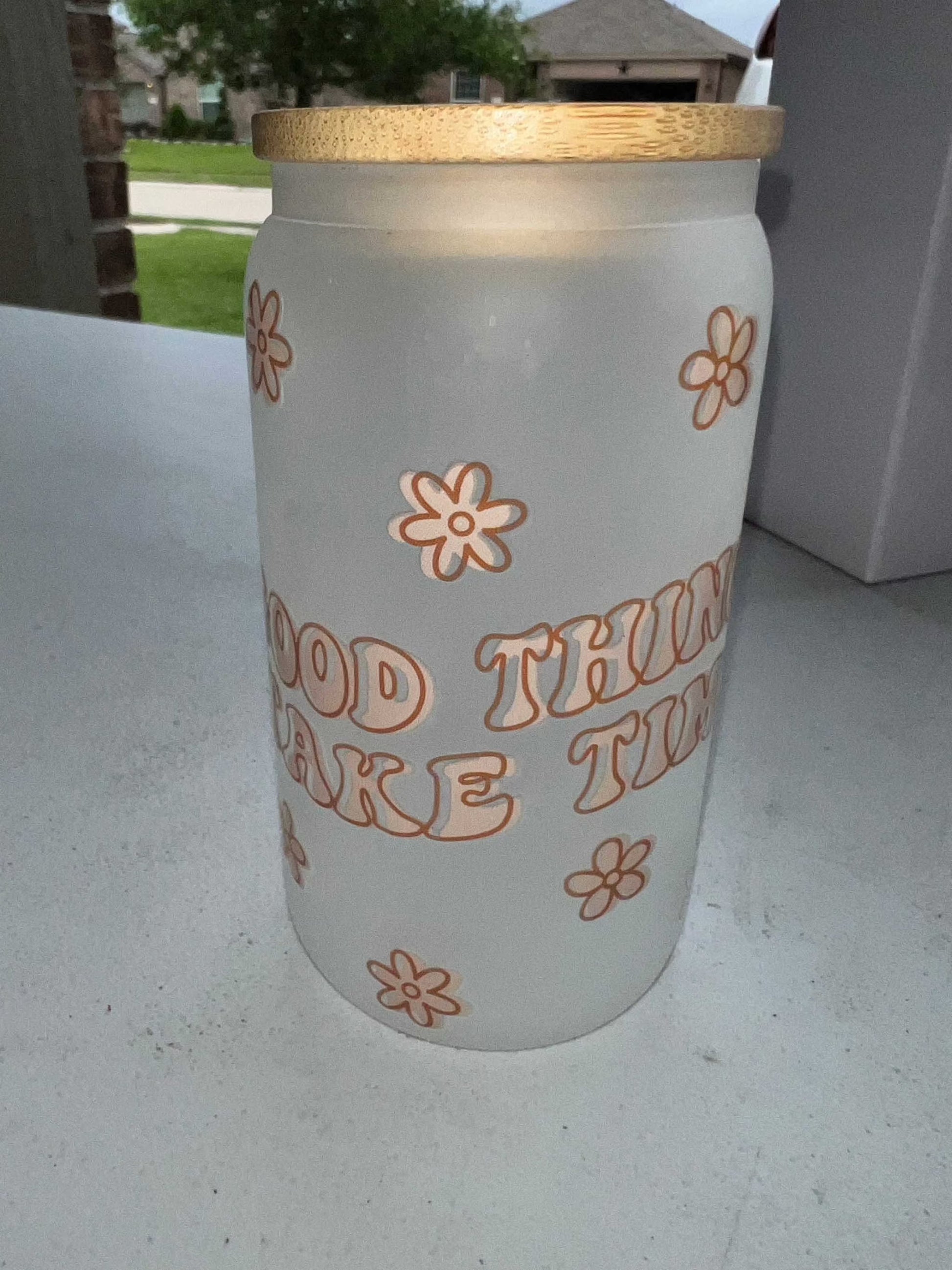 12oz Glass Cups