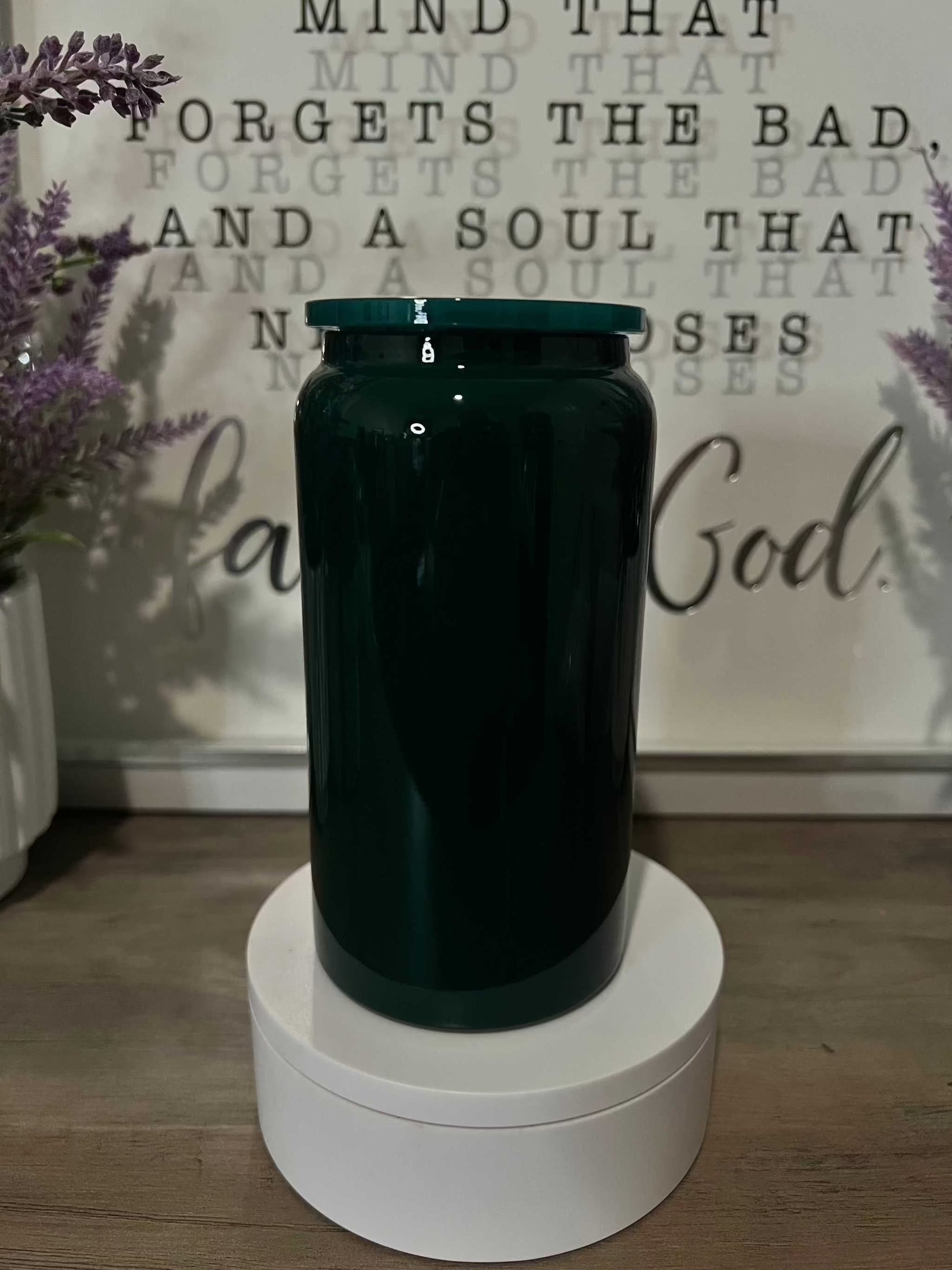 16oz Glossy Stainless Steel Tumbler