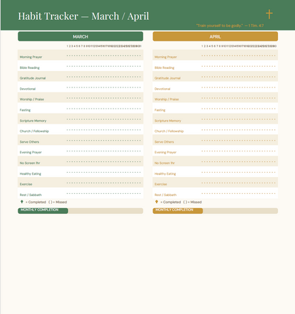 2026 Digital Planner (Faith 50 page Digital download)