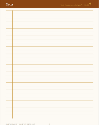 2026 Digital Planner (Faith 50 page Digital download)