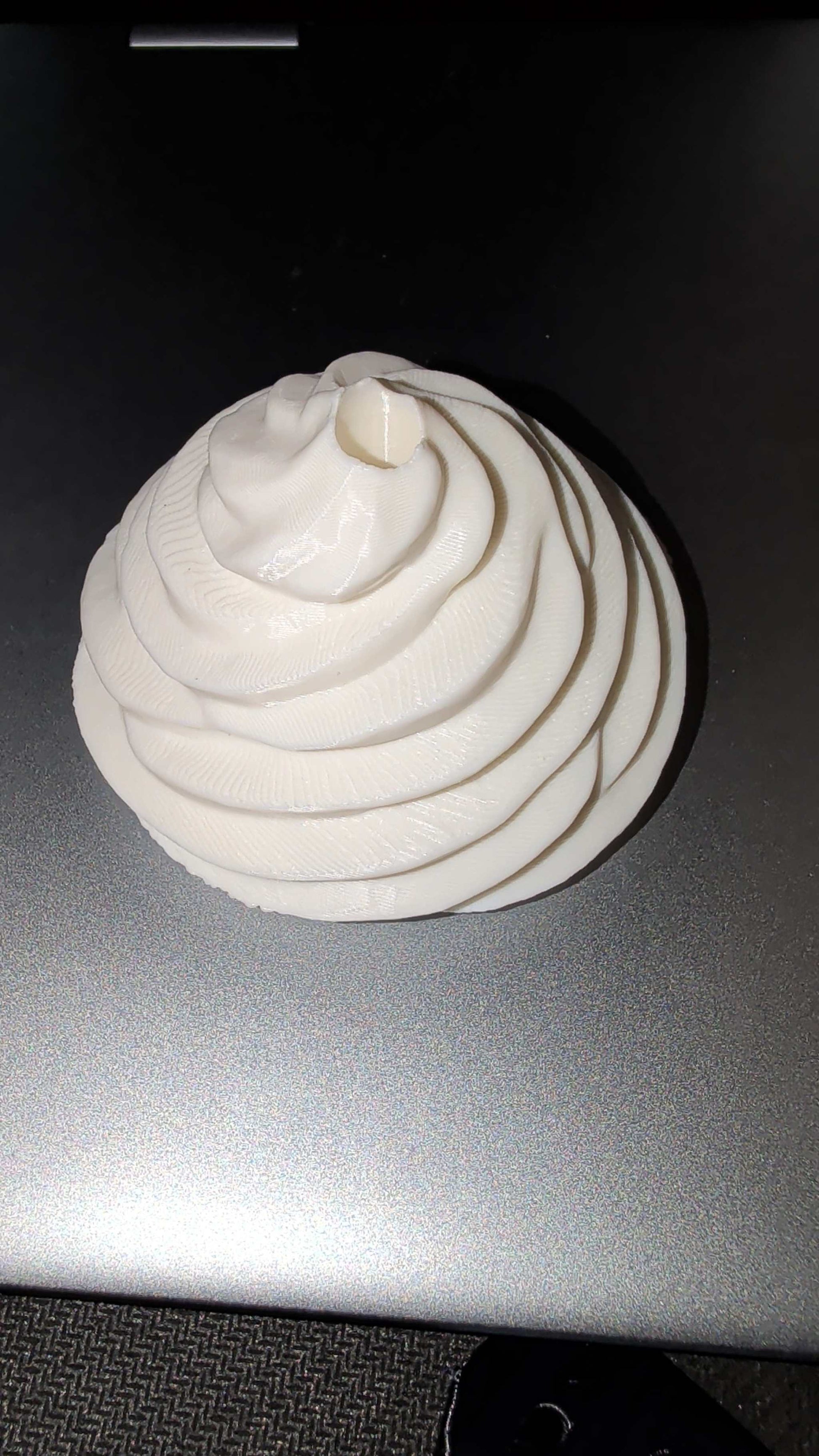 white whipped icing straw topper for 16-24oz cups