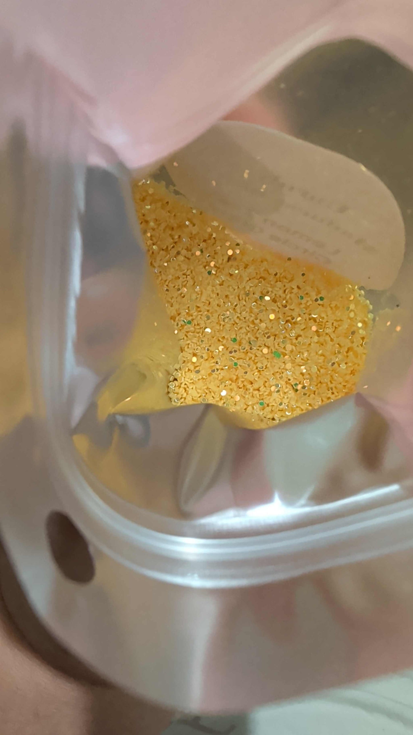 Lemon Zest SM Circle Glitter