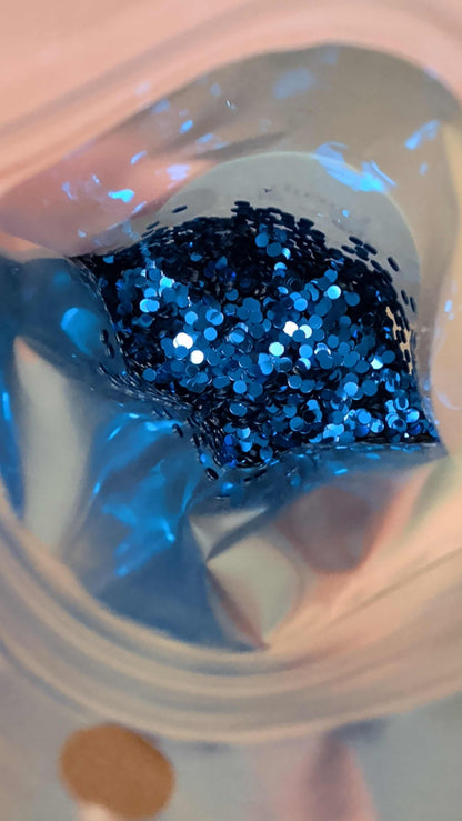 Sapphire Circle Glitter