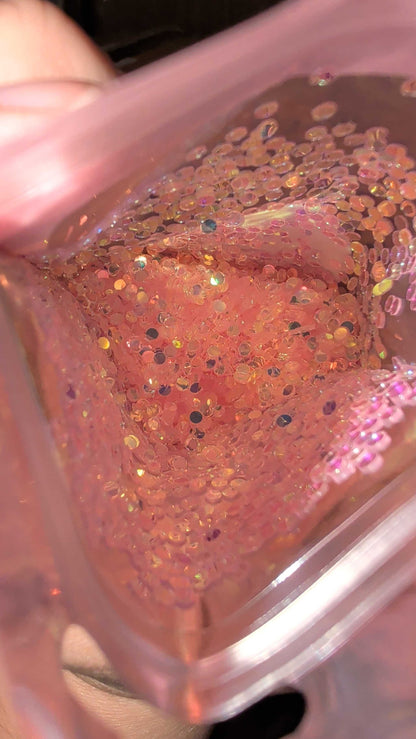 Pink Circle Glitter