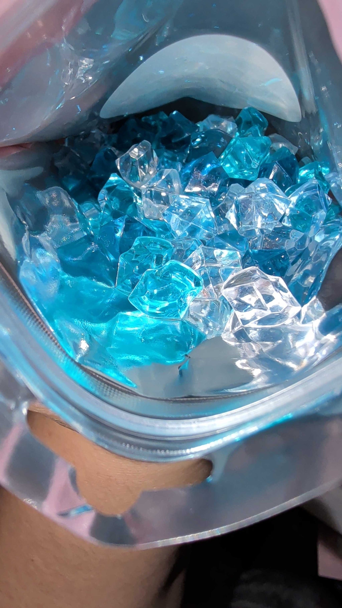 Blue/White Tri colored Ice Cubes