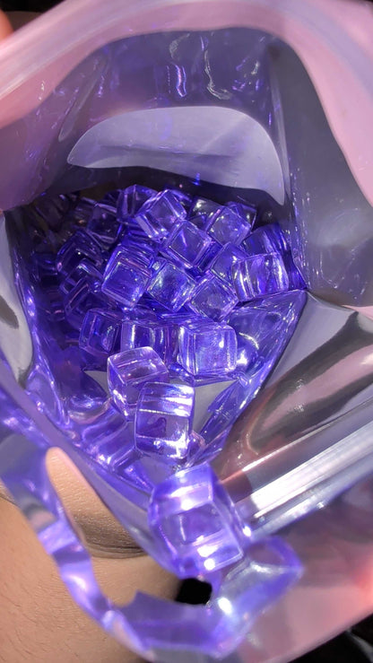 Purple Ice cubes