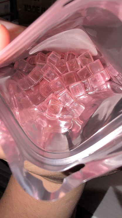Pink Ice Cubes